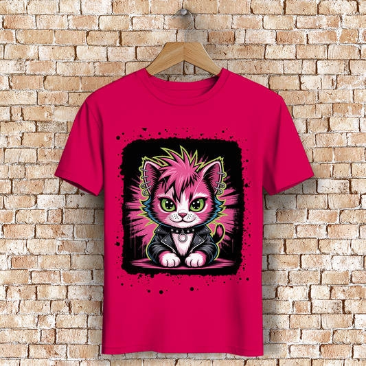 PUNK-CAT ( DTF / Vorne )
