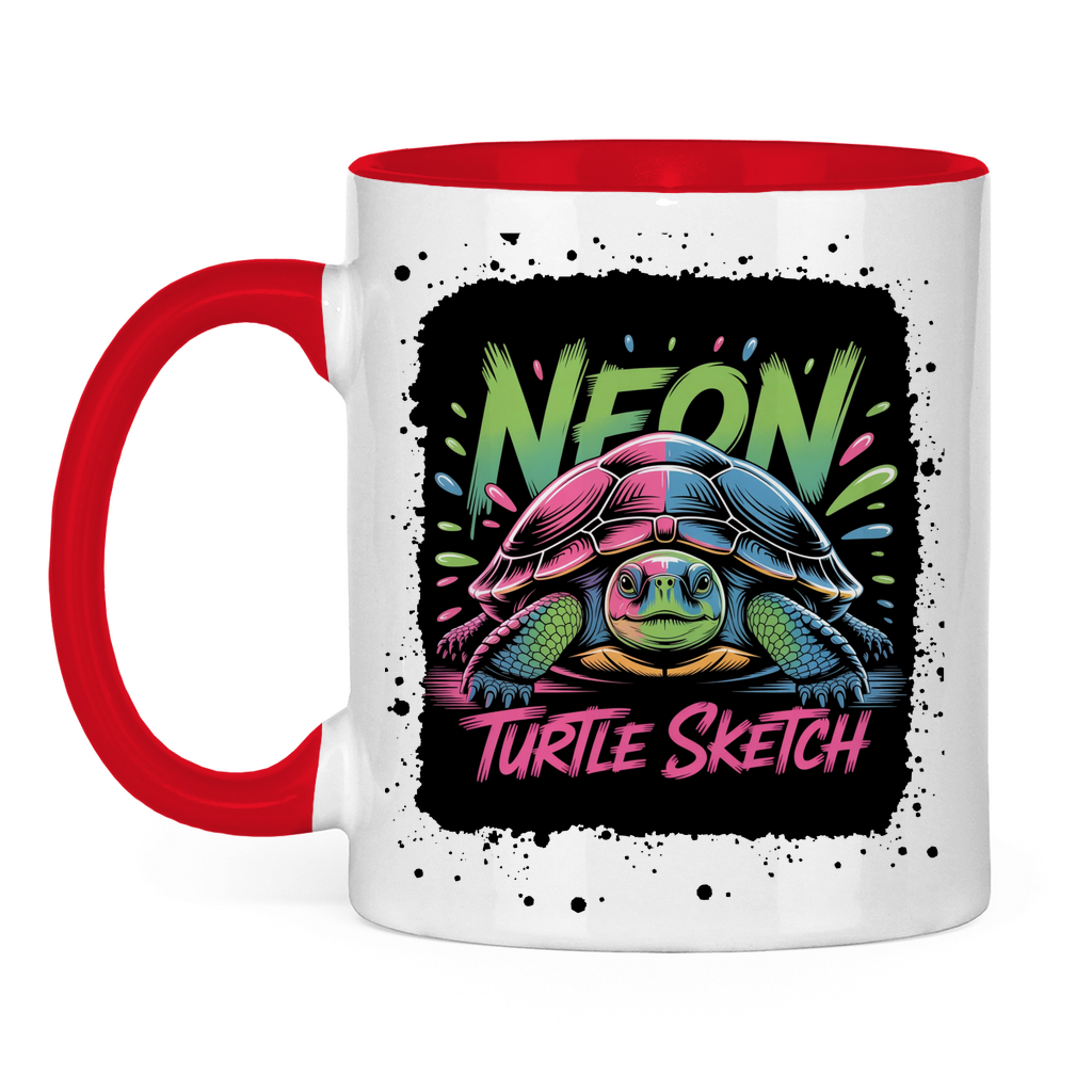 NEON TURTLE ( Vorne + Hinten )