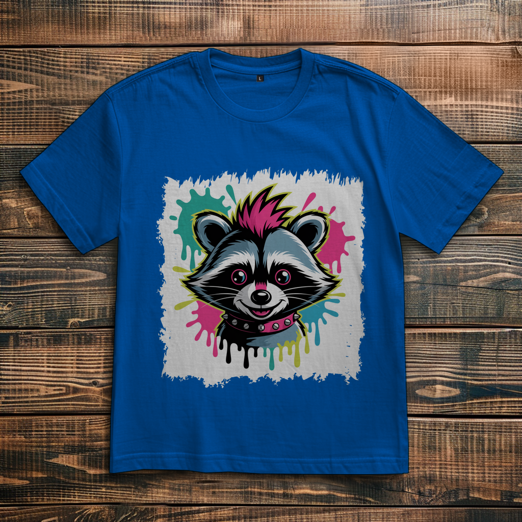 Punker Waschbär
