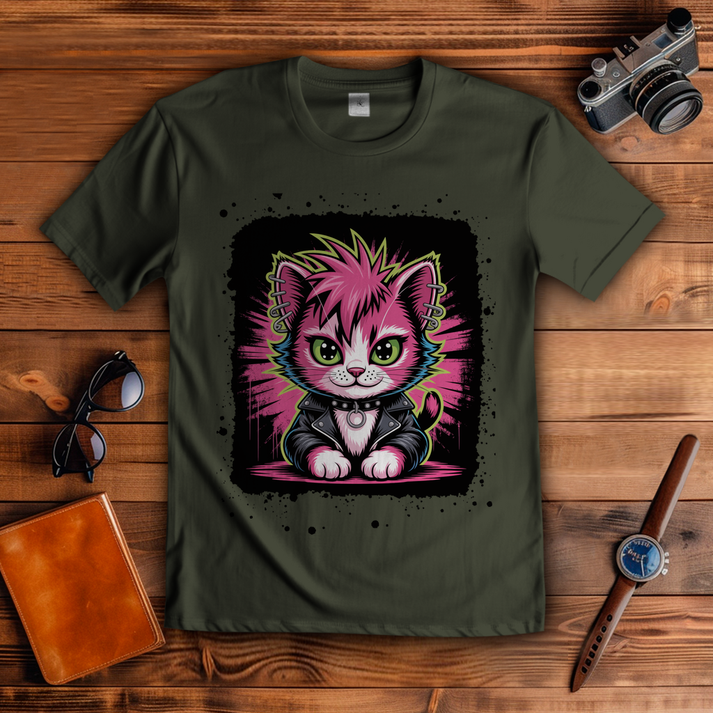PUNK-CAT ( DTF / Vorne )