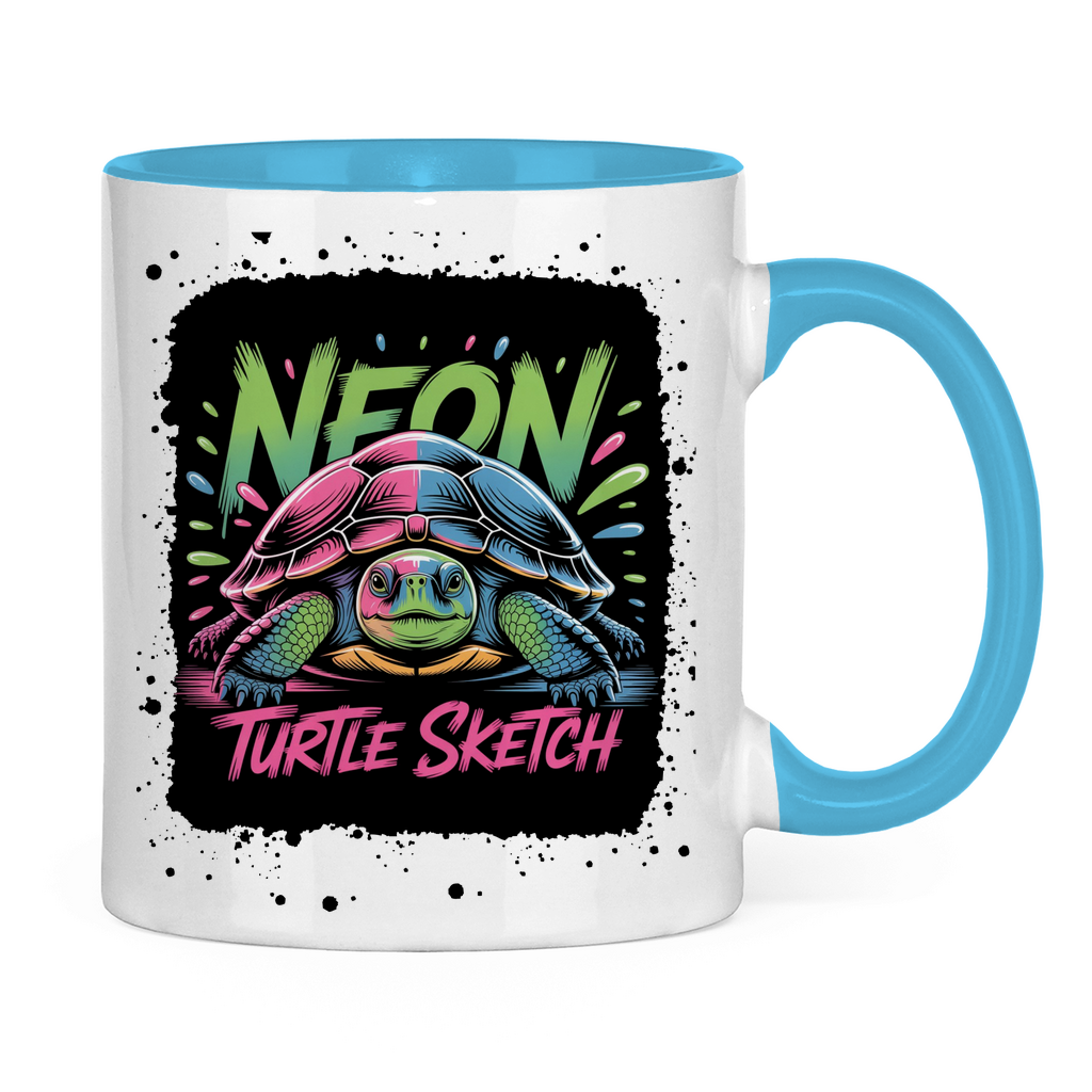 NEON TURTLE ( Vorne + Hinten )