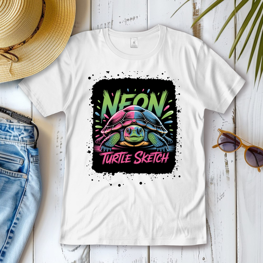 NEON TURTLE ( DTF / Vorne )