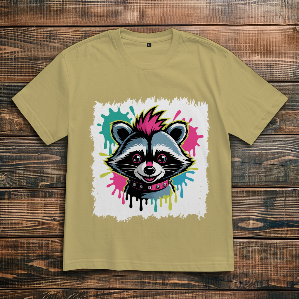 Punker Waschbär