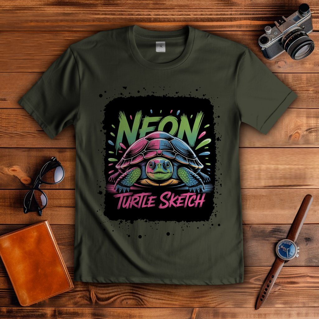NEON TURTLE ( DTF / Vorne )