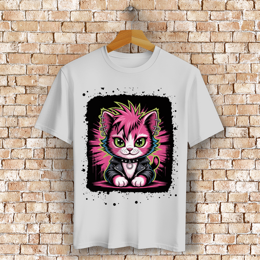 PUNK-CAT ( DTF / Vorne )
