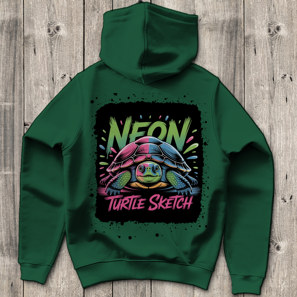 NEON TURTLE ( DTF / Hinten )