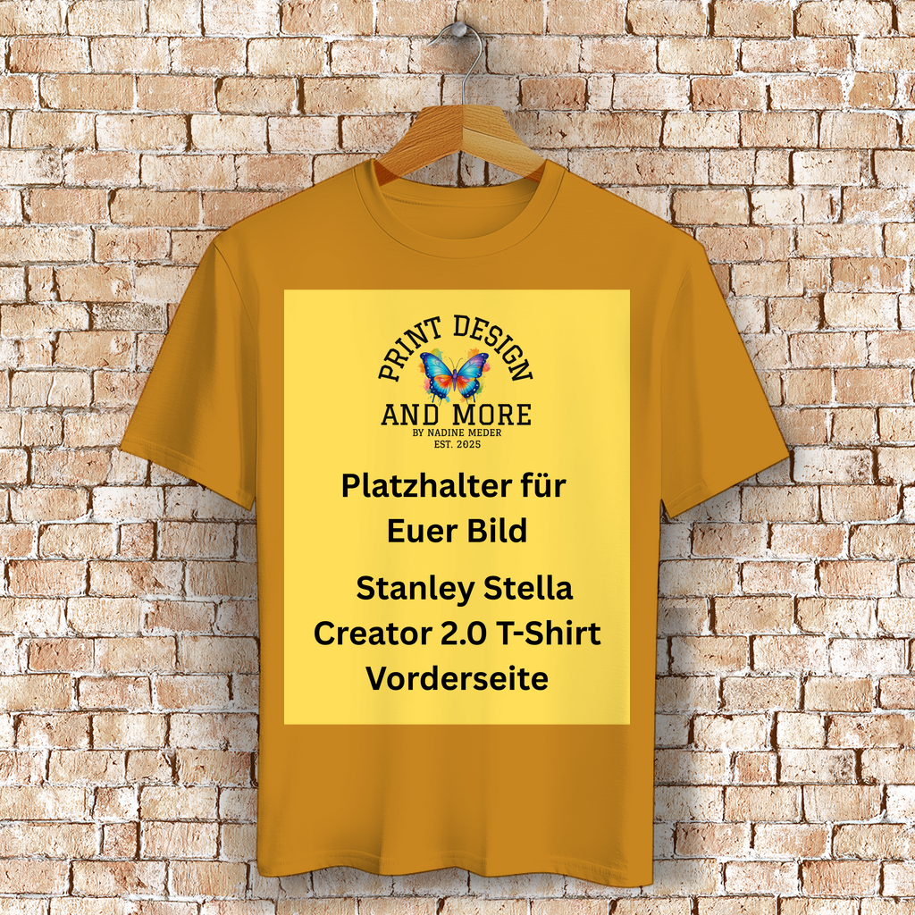 Stanley Stella Creator 2.0 T-Shirt Vorderseite Helle Farben DTF