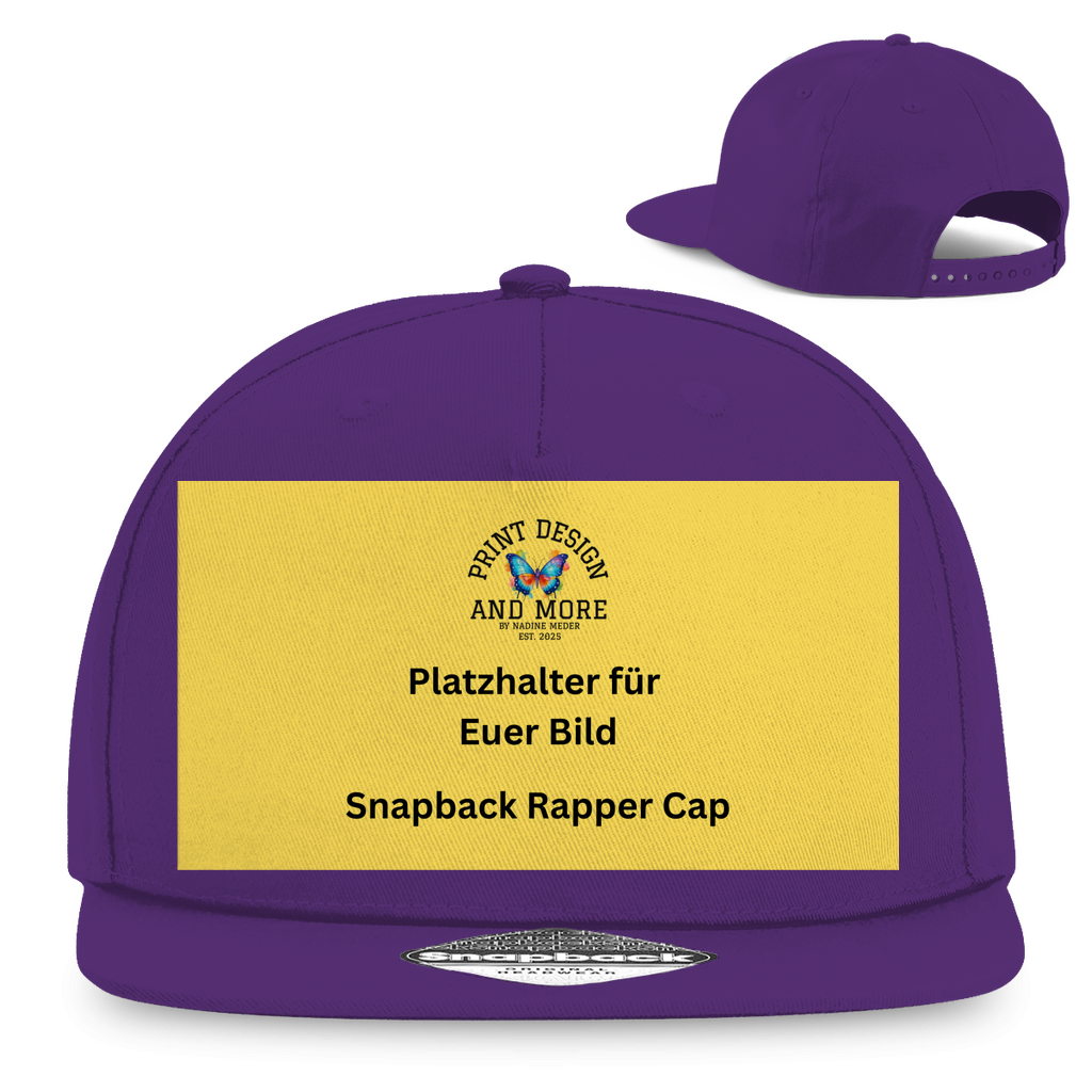 Snapback Rapper Cap Beechfield B610