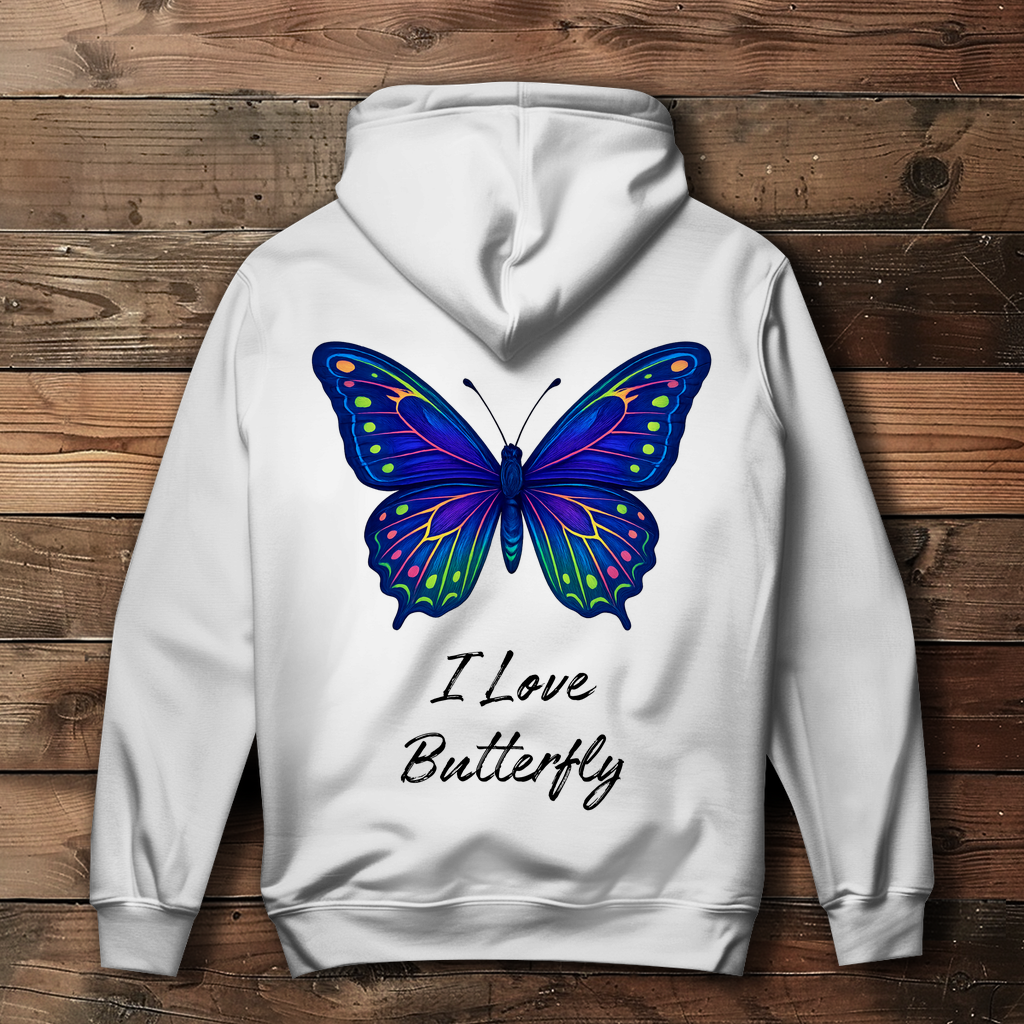 I Love Butterfly ( DTF / Hinten )