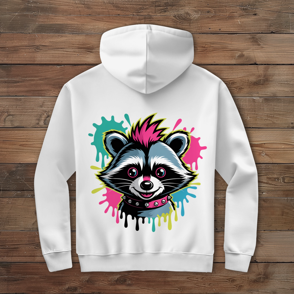Punker Waschbär