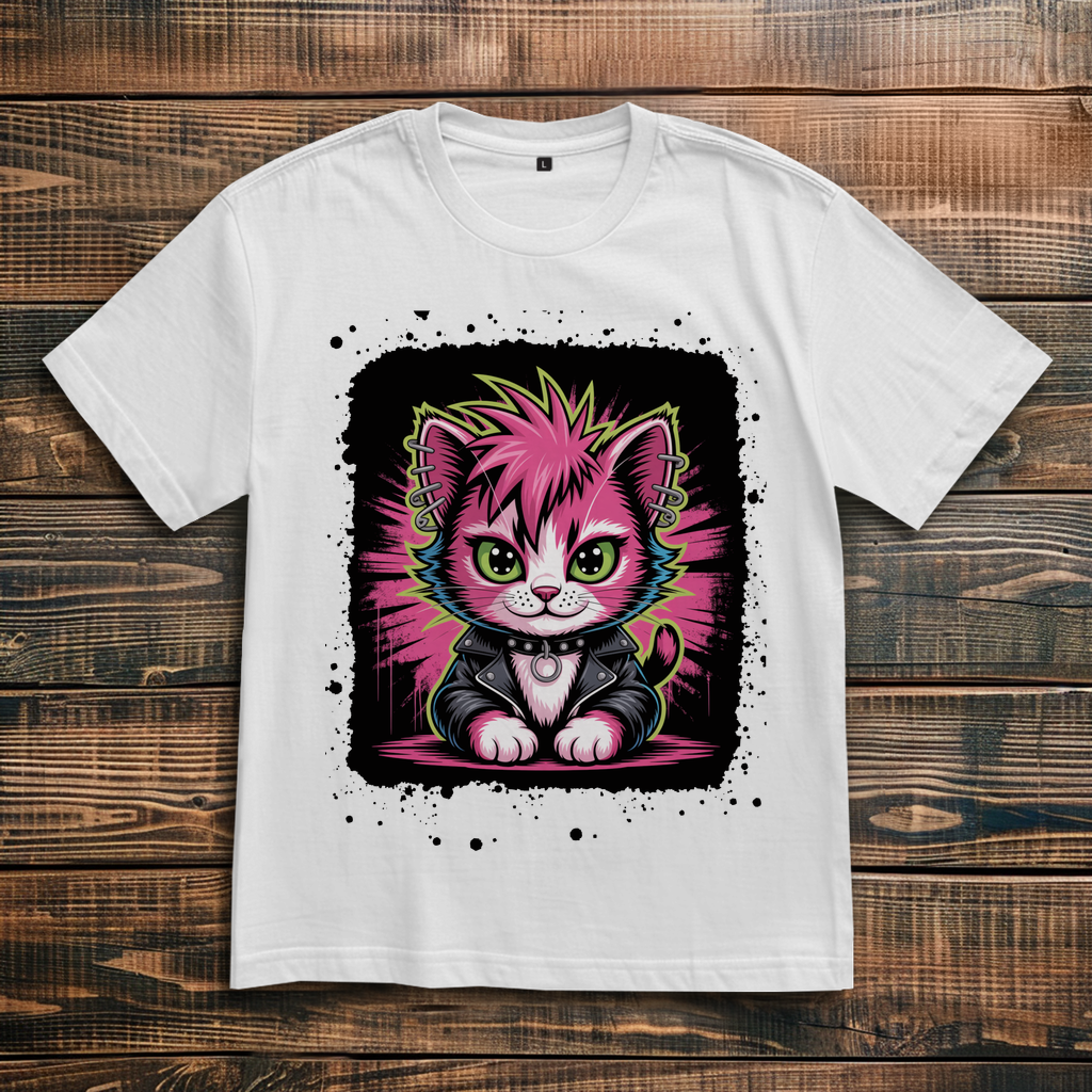 PUNK-CAT ( DTF / Vorne )