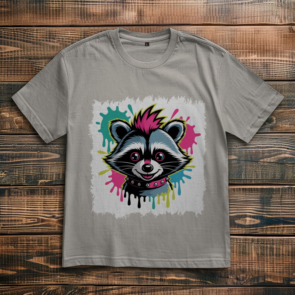 Punker Waschbär
