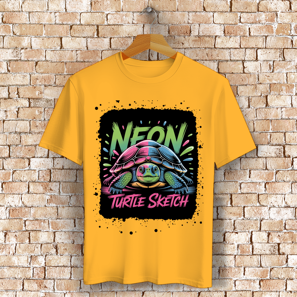 NEON TURTLE ( DTF / Vorne )