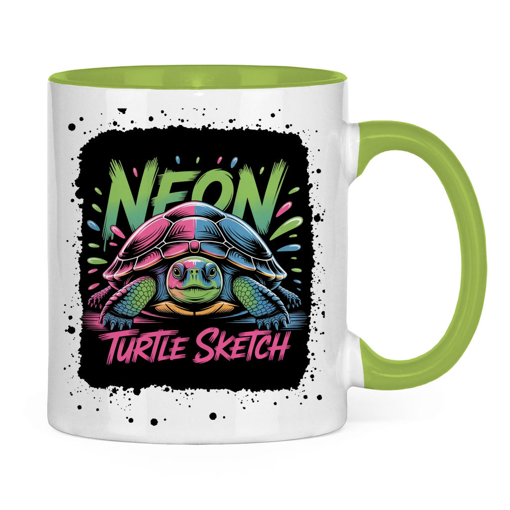 NEON TURTLE ( Vorne + Hinten )