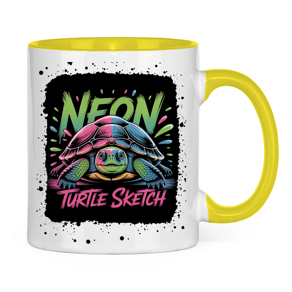 NEON TURTLE ( Vorne + Hinten )