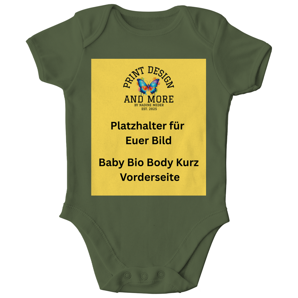 Baby Bio Body Kurz Vorderseite DTF