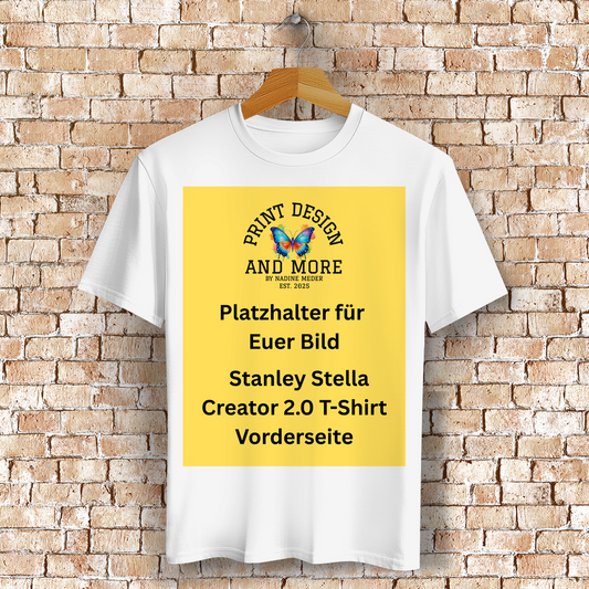 Stanley Stella Creator 2.0 T-Shirt Vorderseite Helle Farben DTF