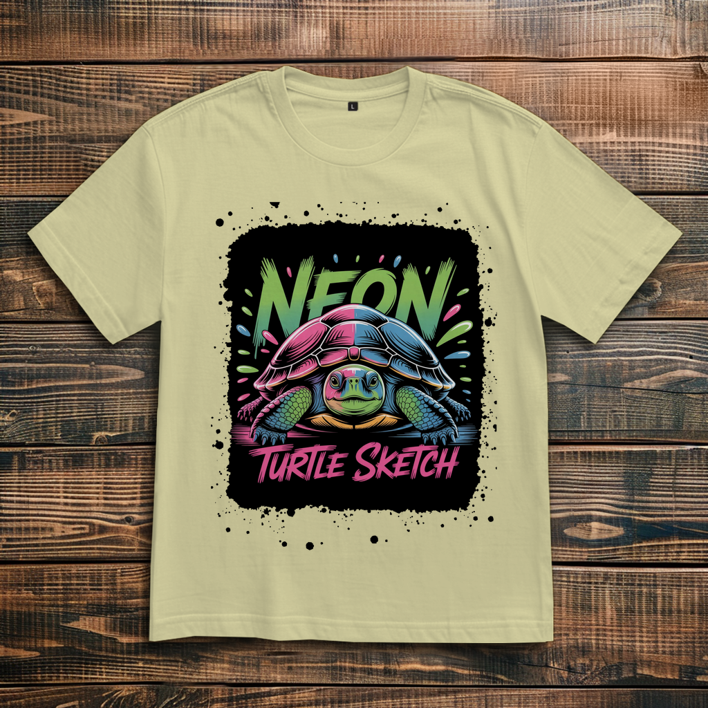 NEON TURTLE ( DTF / Vorne )
