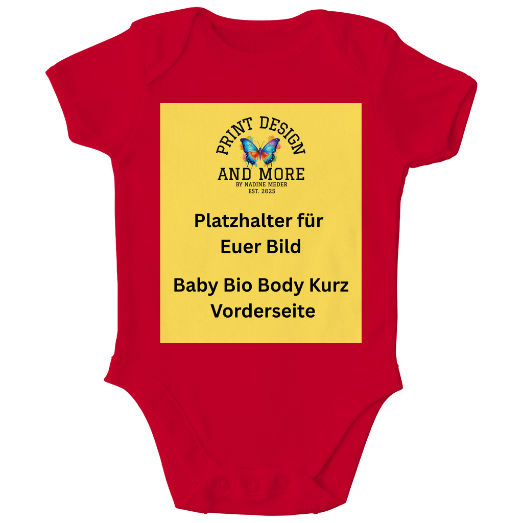 Baby Bio Body Kurz Vorderseite DTF