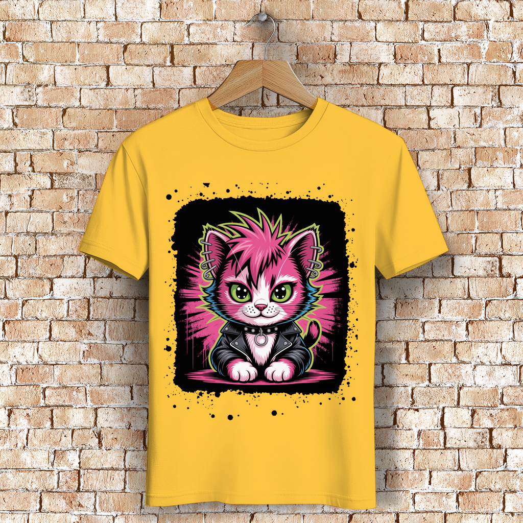 PUNK-CAT ( DTF / Vorne )