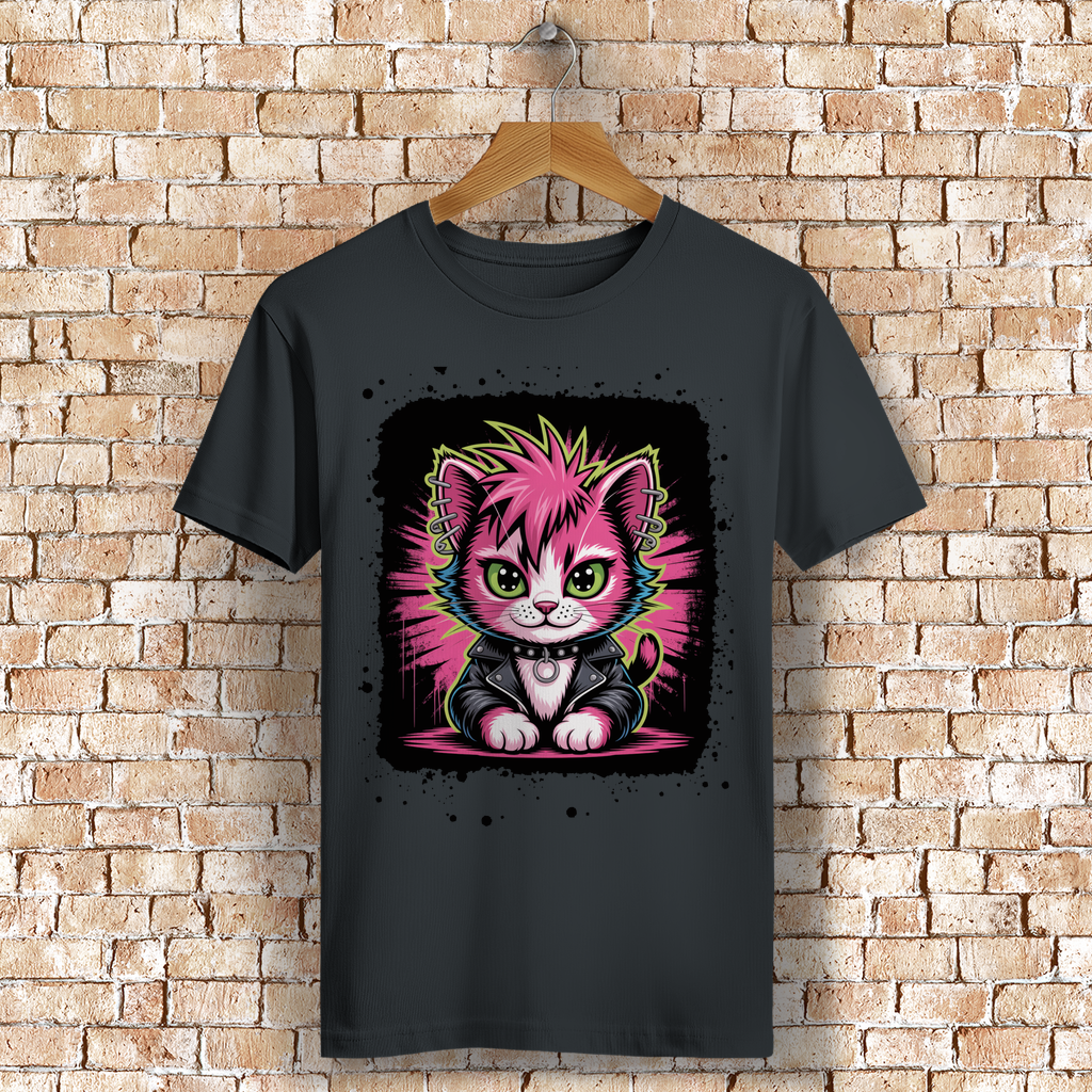 PUNK-CAT ( DTF / Vorne )