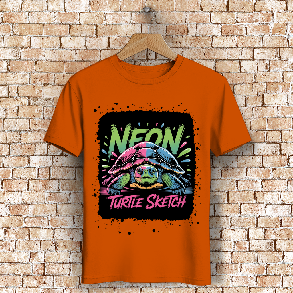 NEON TURTLE ( DTF / Vorne )