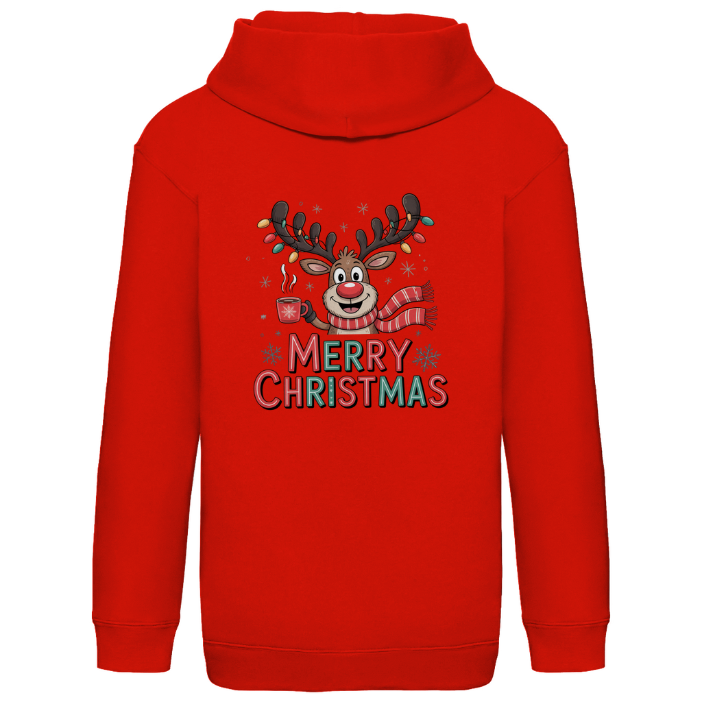 Merry Christmas, Rentier mit Lichterkette