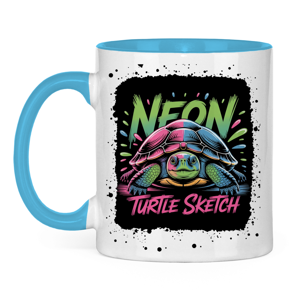 NEON TURTLE ( Vorne + Hinten )