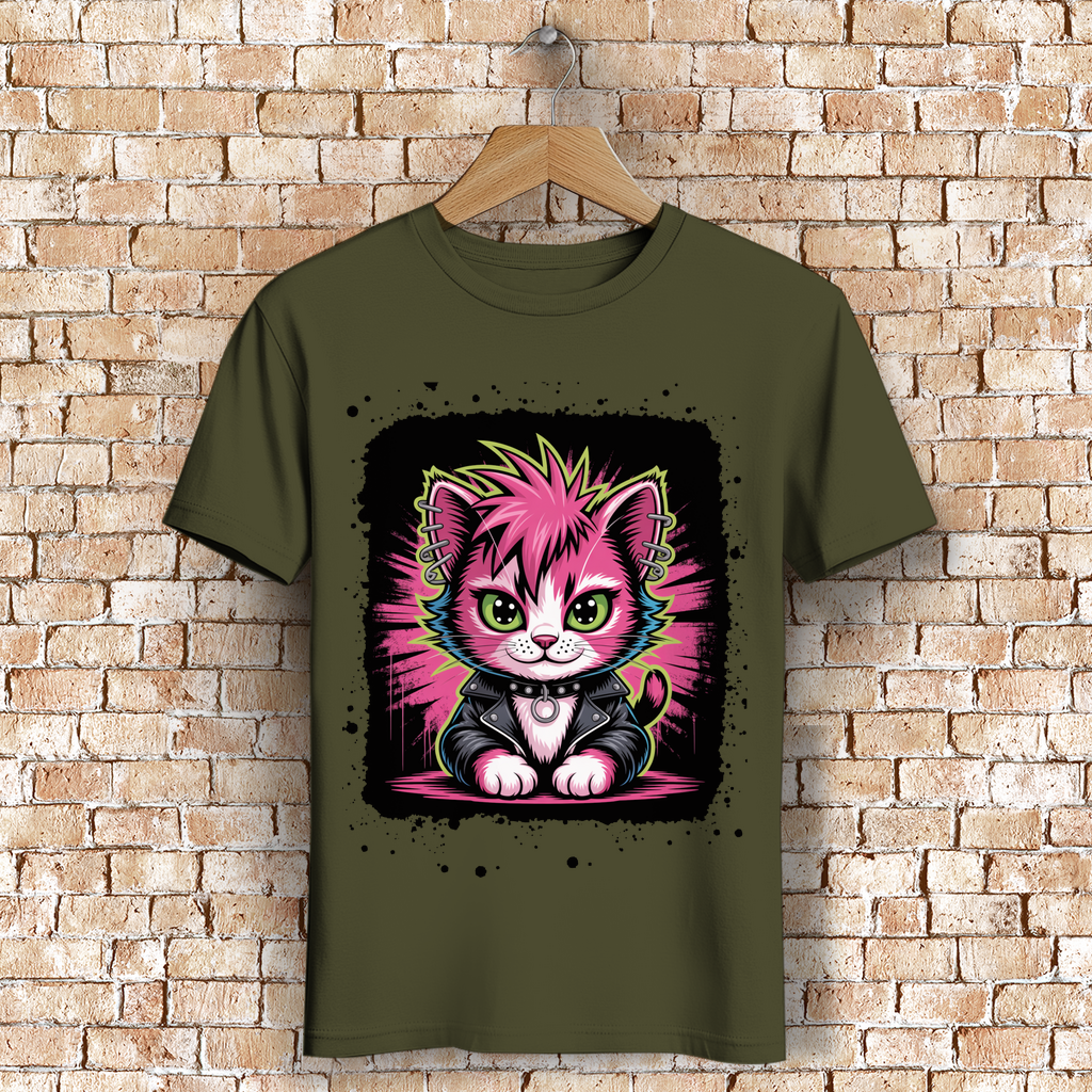 PUNK-CAT ( DTF / Vorne )