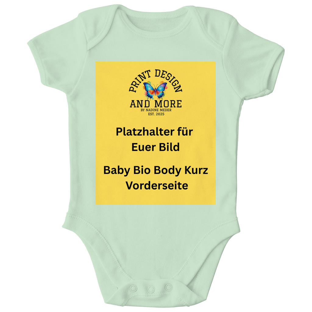 Baby Bio Body Kurz Vorderseite DTF