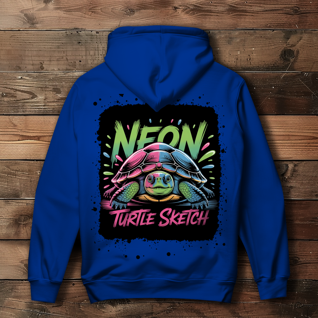 NEON TURTLE ( DTF / Hinten )