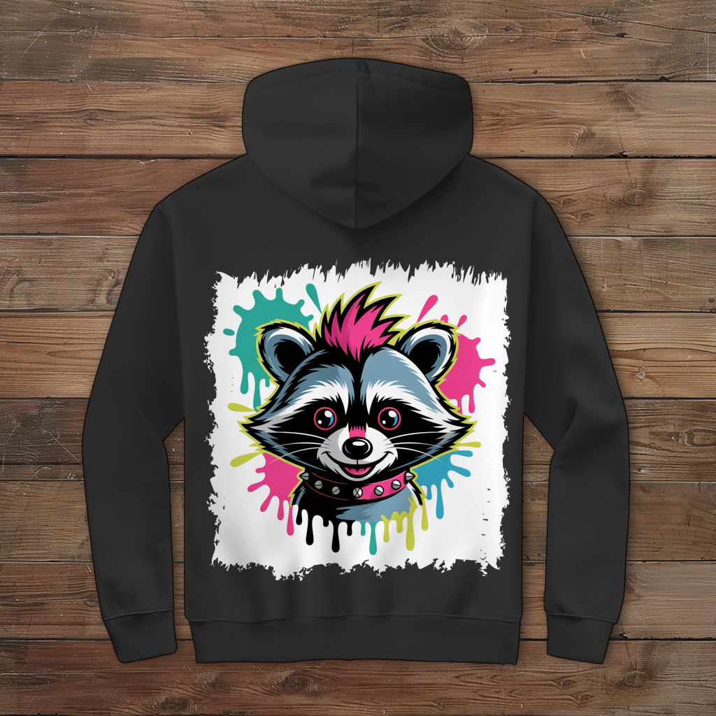 Punker Waschbär