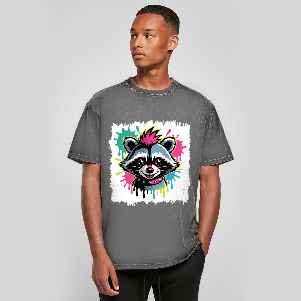 Punker Waschbär