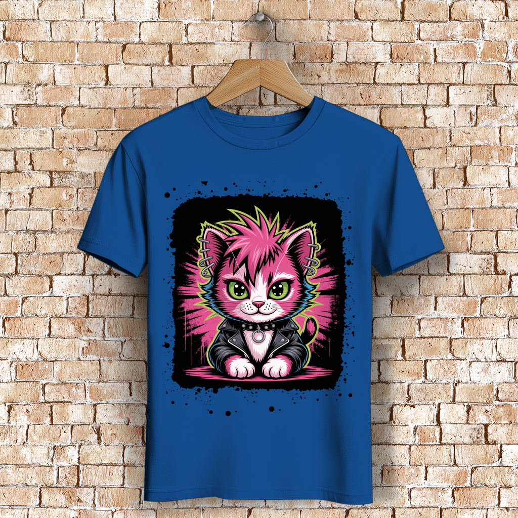 PUNK-CAT ( DTF / Vorne )