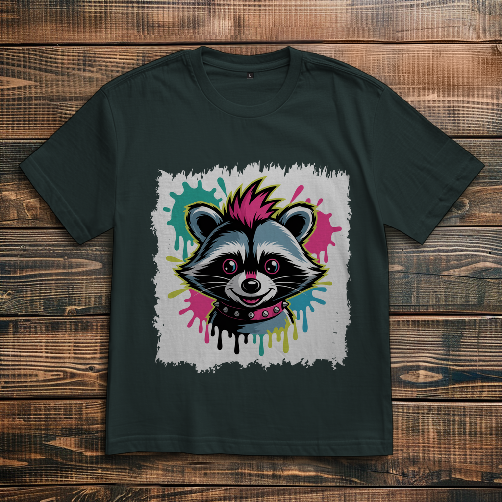 Punker Waschbär