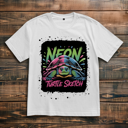 NEON TURTLE ( DTF / Vorne )