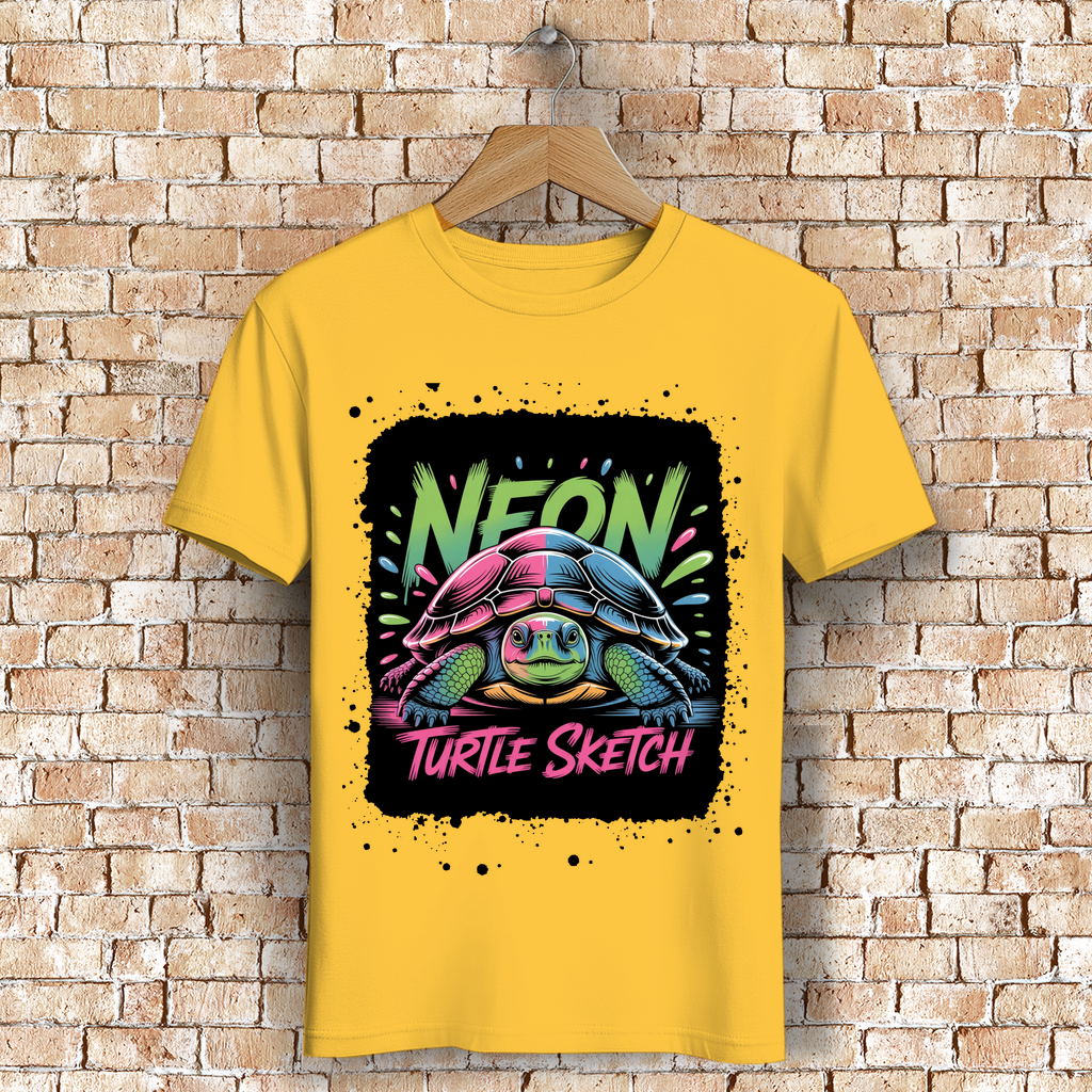 NEON TURTLE ( DTF / Vorne )