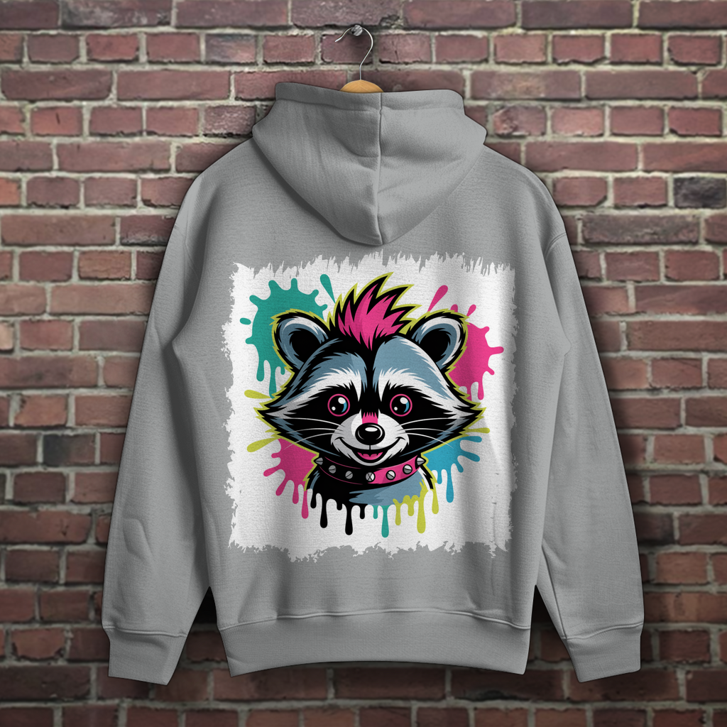 Punker Waschbär