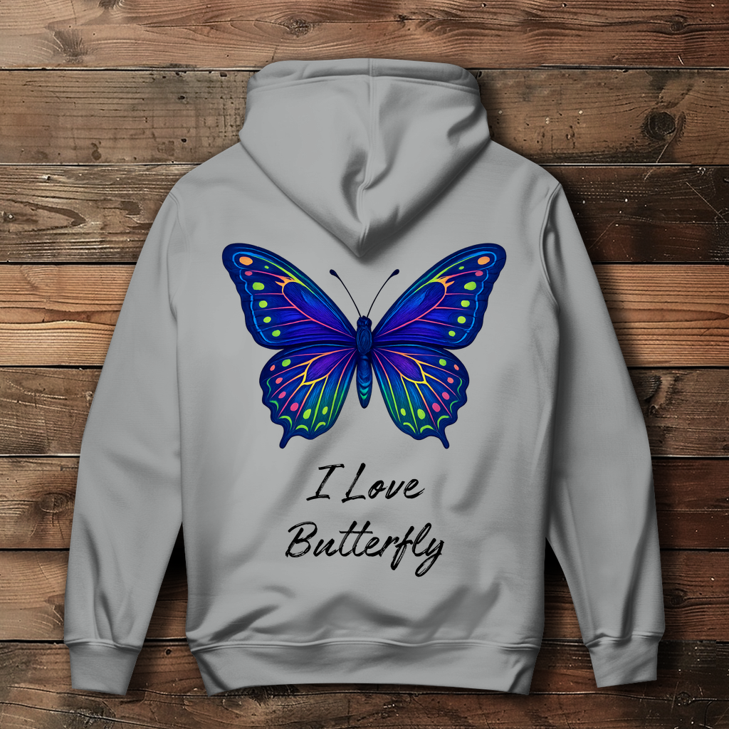 I Love Butterfly ( DTF / Hinten )