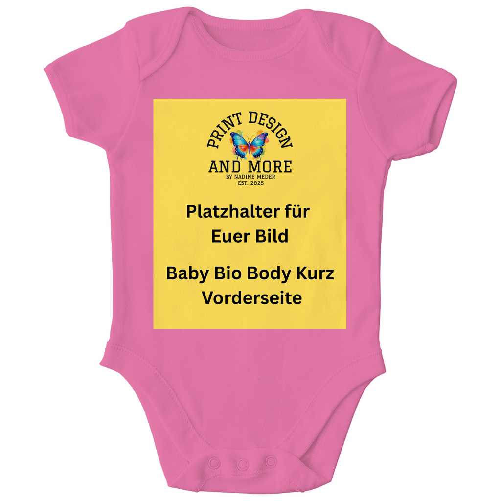Baby Bio Body Kurz Vorderseite DTF