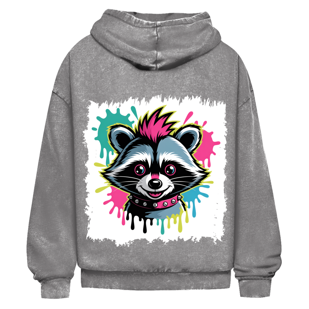 Punker Waschbär