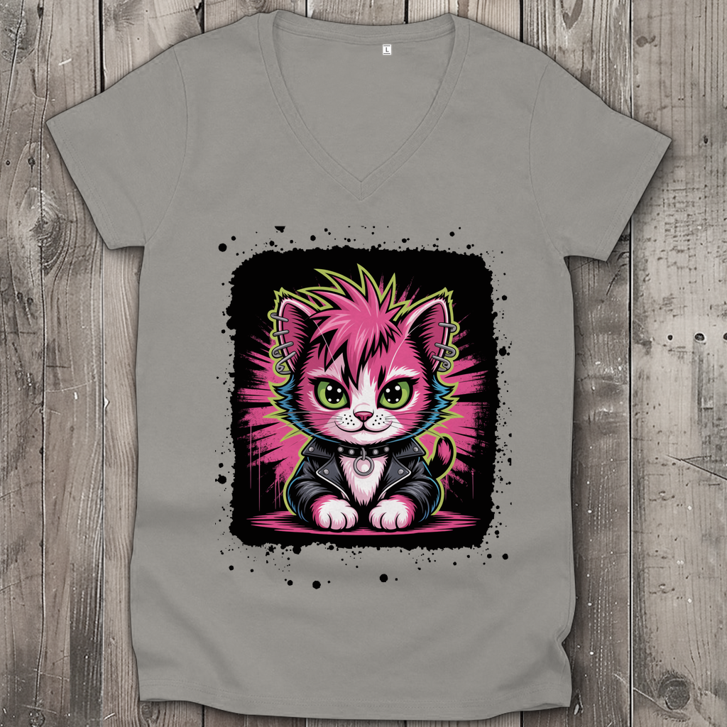 PUNK-CAT ( DTF / Vorne )
