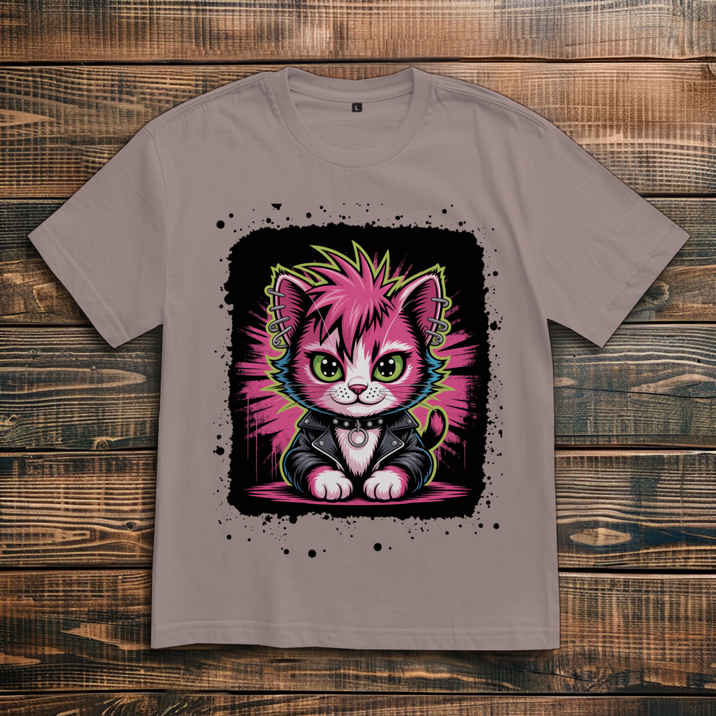 PUNK-CAT ( DTF / Vorne )