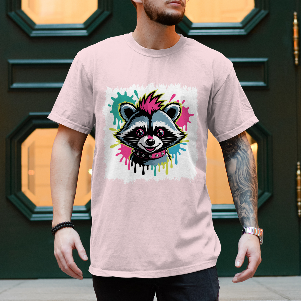 Punker Waschbär