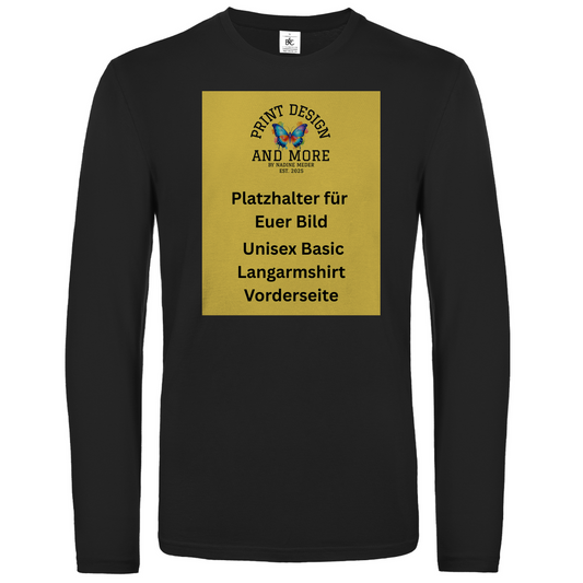 Basic Langarmshirt Vorderseite DTF