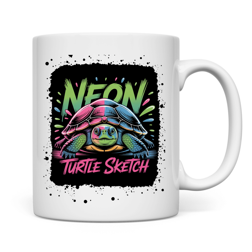 NEON TURTLE ( Vorne + Hinten )