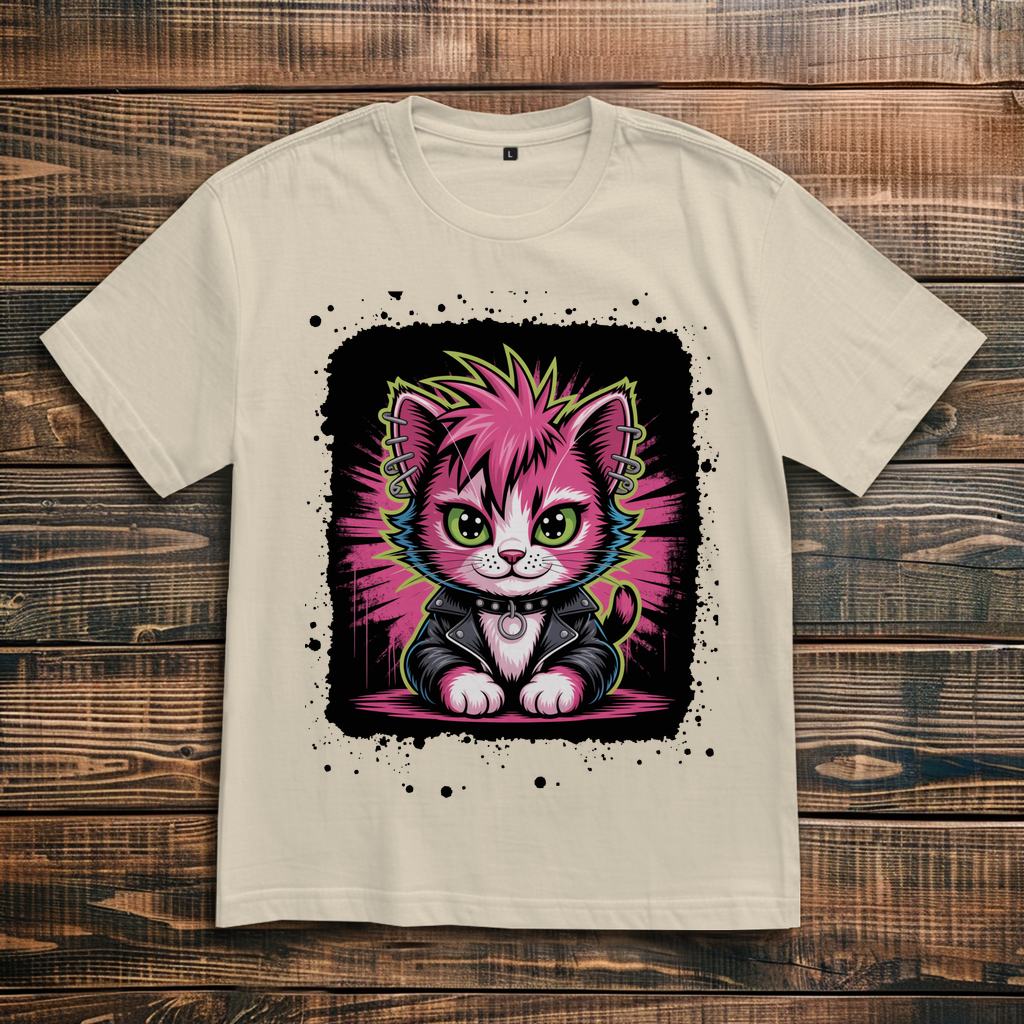 PUNK-CAT ( DTF / Vorne )