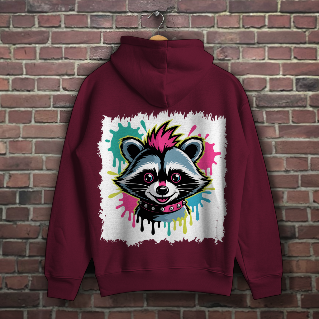 Punker Waschbär