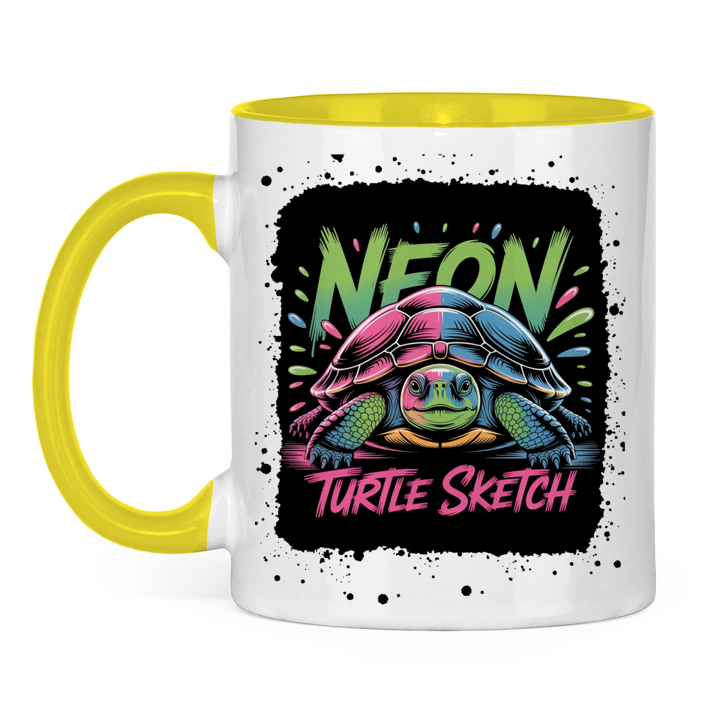 NEON TURTLE ( Vorne + Hinten )