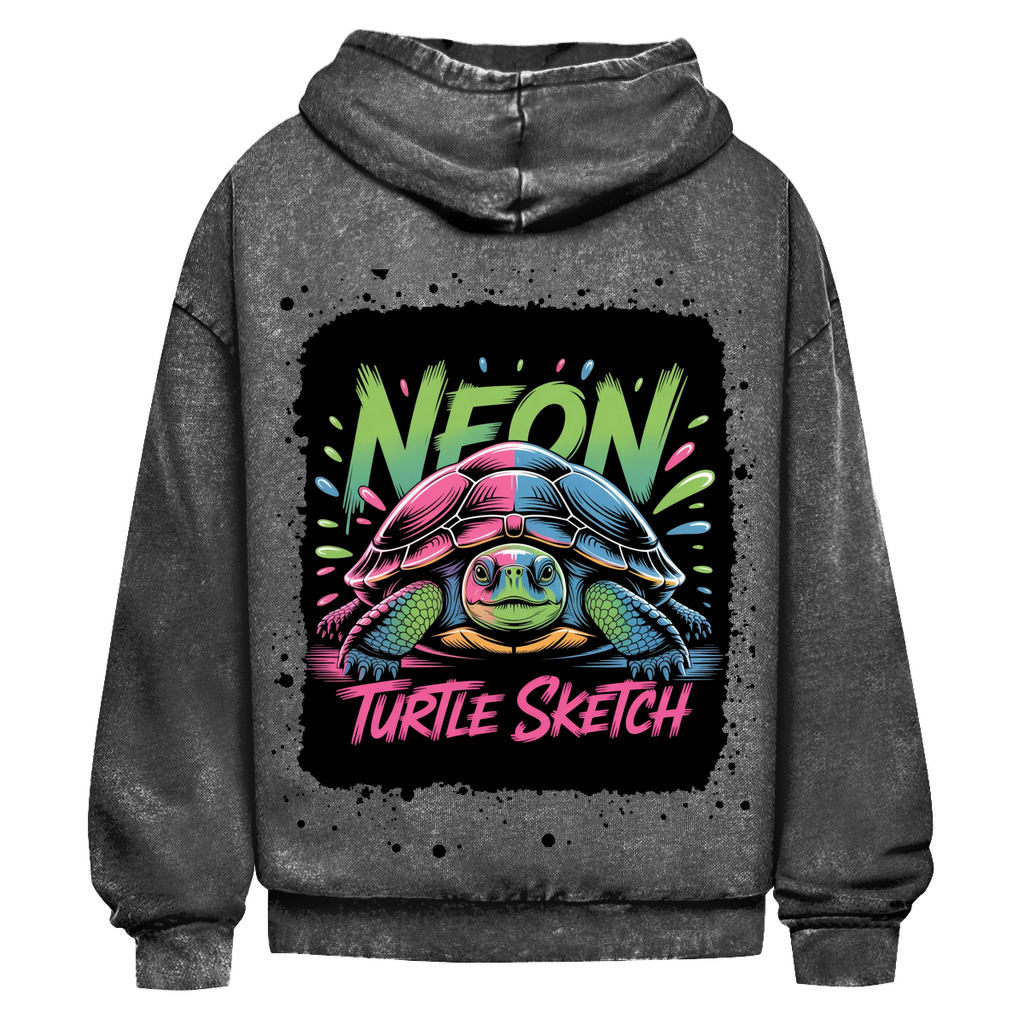 NEON TURTLE ( DTF / Hinten )